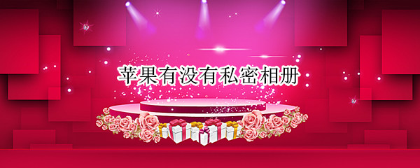 苹果有没有私密相册