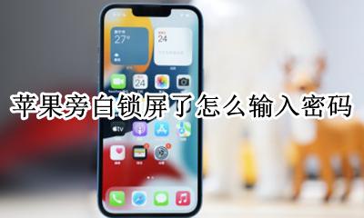 苹果手机的旁白锁了怎么开 苹果旁白锁屏了怎么输入密码
