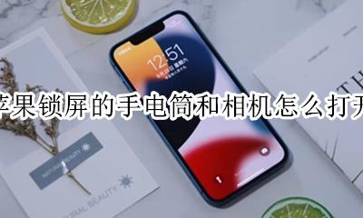 苹果锁屏的手电筒和相机怎么打开 iphone在锁屏界面如何使用相机和手电筒