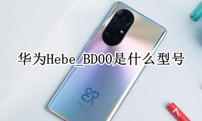 华为dl00是啥型号 华为Hebe_BD00是什么型号