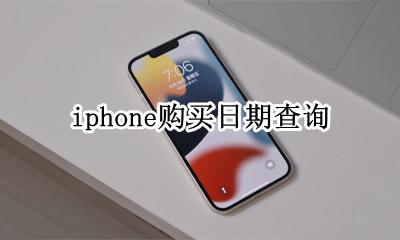苹果购买日期查询 iphone购买日期查询