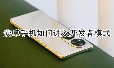 手机的开发者模式怎么进入 安卓手机如何进入开发者模式