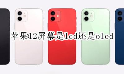 苹果12的lcd屏什么水平 苹果12屏幕是lcd还是oled