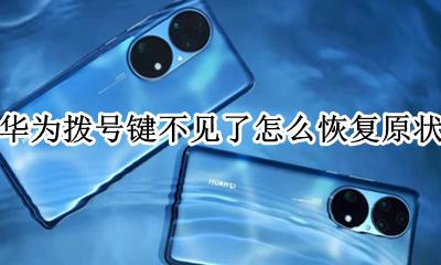 华为的拨号键不见了 华为拨号键不见了怎么恢复原状