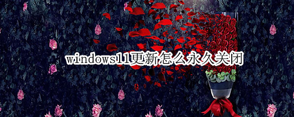 windows11更新怎么永久关闭