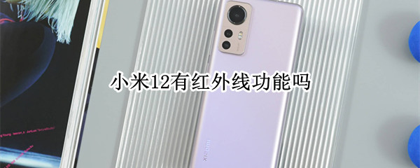 小米12有红外线功能吗