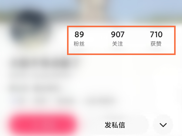 快手不能看别人的关注和粉丝吗
