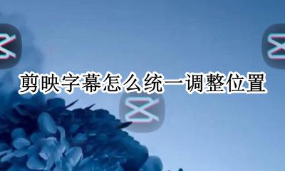剪映怎么上下加字幕 剪映字幕怎么统一调整位置