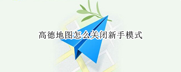 高德地图怎么关闭新手模式