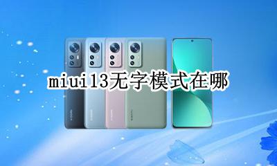 miui13无线显示 miui13无字模式在哪
