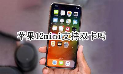 苹果12mini支持双卡吗 iphone 12mini双卡吗