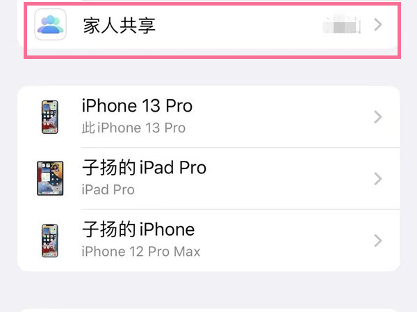 苹果手机共享怎么关闭