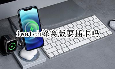 iwatch蜂窝版要插卡吗 iwatch蜂窝版需要插卡吗