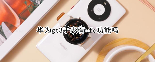 华为gt3手表有nfc功能吗