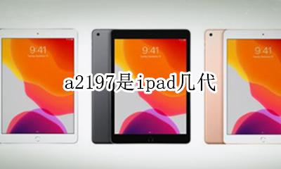 a2197是ipad几代 苹果ipad型号a2197是第几代?