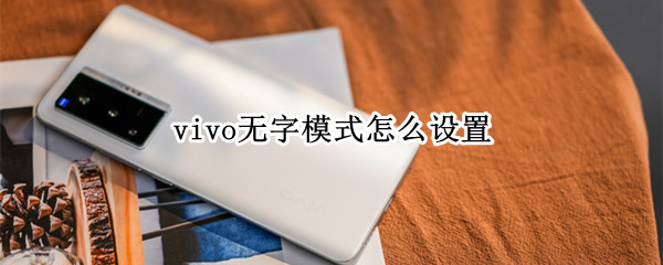 vivo无字模式怎么设置