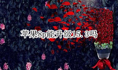 苹果8p能升级15.3吗 苹果8P要不要升级iOS8.8
