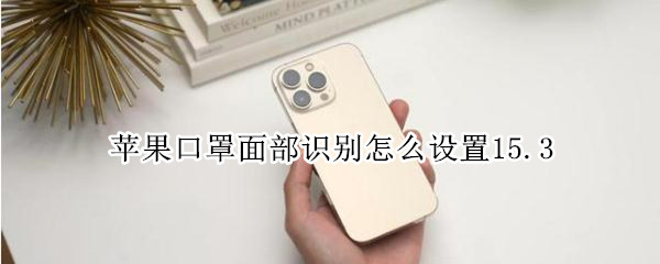 苹果口罩面部识别怎么设置15.3