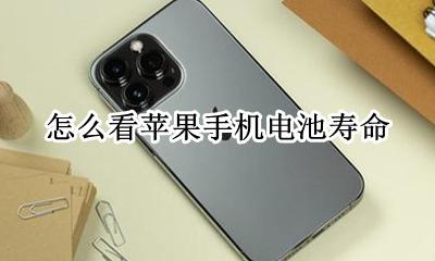 怎么看苹果手机电池寿命 苹果手机怎么看电池的寿命