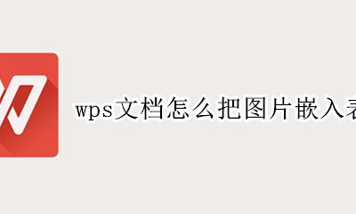 wps怎样将图片嵌入表格 wps文档怎么把图片嵌入表格