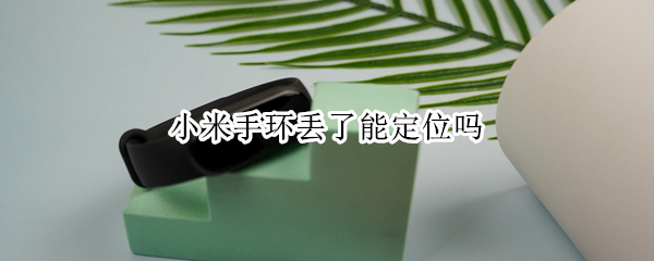 小米手环丢了能定位吗