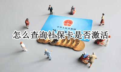 怎么查询社保卡是否激活 怎么在手机上查询社保卡是否激活