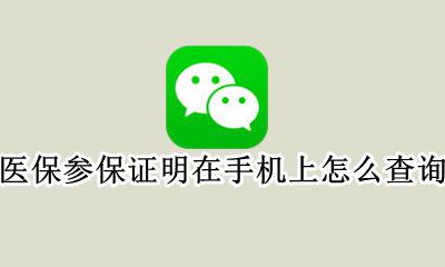 医保如何在手机上查询 医保参保证明在手机上怎么查询