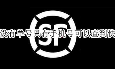 顺丰没有单号只有手机号可以查到快递吗 顺丰没单号 输入手机号码可以查快递