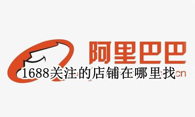 1688找店铺怎么找 1688关注的店铺在哪里找