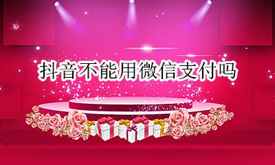 抖音不能用微信支付吗 在抖音上买东西可以用微信支付吗