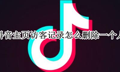 抖音怎么删除自己的访客记录 抖音主页访客记录怎么删除一个人