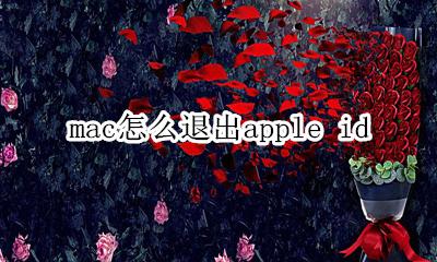 mac怎么退出apple id macbook怎么退出app store账号