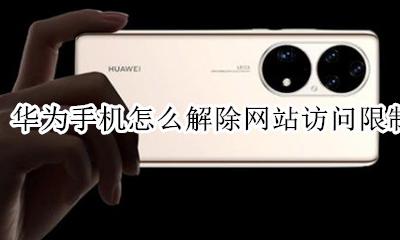 华为内容访问限制怎么解除 华为手机怎么解除网站访问限制