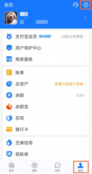 支付宝关闭支付功能怎么解除