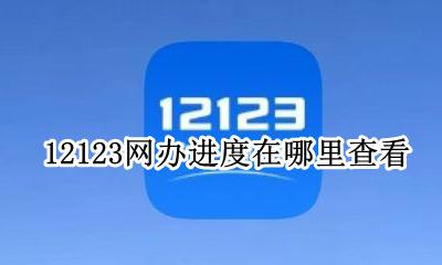12123网办进度在哪里查看 交管12123的网办进度在哪里看到