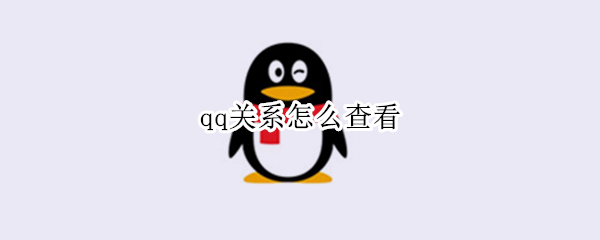 qq关系怎么查看