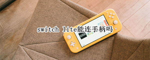 switch lite能连手柄吗