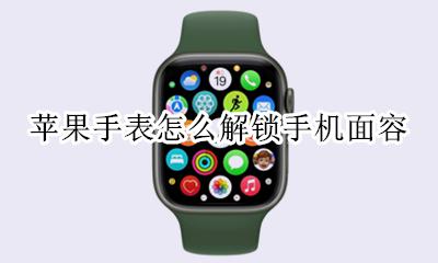 苹果手表有面容解锁吗 苹果手表怎么解锁手机面容