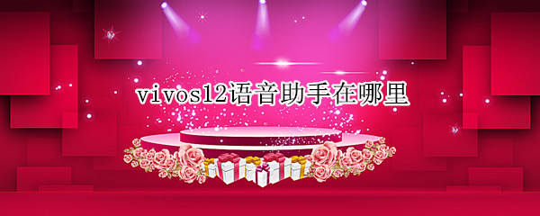 vivos12语音助手在哪里