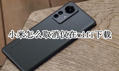 小米怎么取消仅在wifi下载 小米浏览器怎么取消WIFI下载