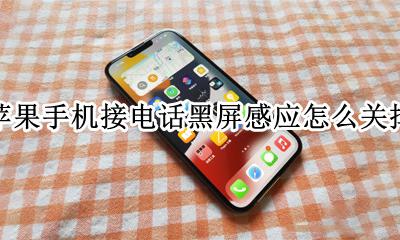 苹果手机接电话屏幕黑怎么关闭 苹果手机接电话黑屏感应怎么关掉