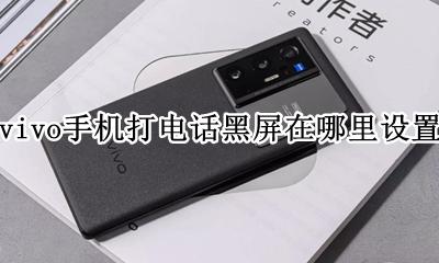 vivo来电黑屏调哪里 vivo手机打电话黑屏在哪里设置