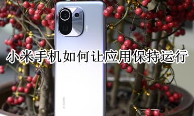 小米手机如何让应用保持运行 小米锁屏后应用保持运行怎么设置