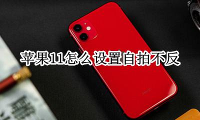 苹果11怎么设置自拍不反 iphone11怎么设置自拍不反