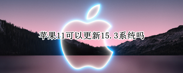 苹果11可以更新15.3系统吗