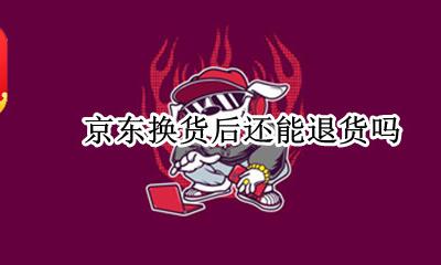 京东换货后还能退货吗 京东换货过程中可以申请退货吗