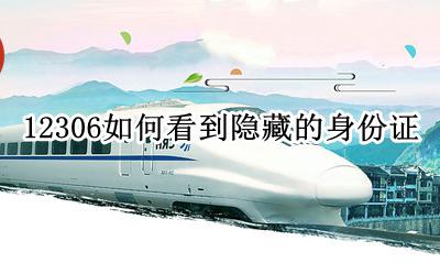 12306如何看到隐藏的身份证 12306中乘车人身份证隐藏了怎么办