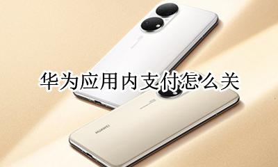 华为应用内支付怎么关 怎么关闭应用内支付