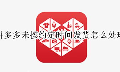 拼多多未按规定时间发货怎么办 拼多多未按约定时间发货怎么处理