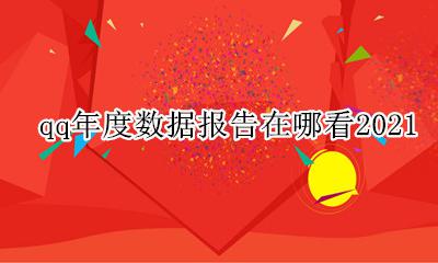 2021qq年度报告怎么看 qq年度数据报告在哪看2021